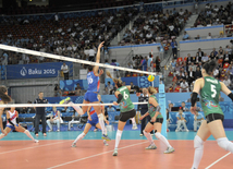 Bakı 2015: Voleybol yarışlarında bürünc medal qarşılaşması. Azərbaycan, 27 iyun 2015